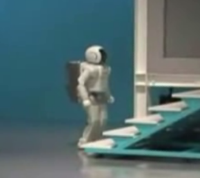 Do The Robot...Down The Stairs